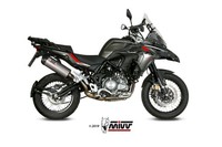 Auspuff Endtopf Mivv Oval Benelli TRK 502 X 2018 - 2025