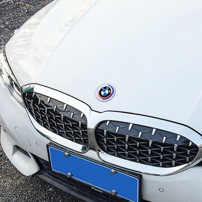 Set of 7 For BMW Emblem Centre Caps Badges 82mm 74mm 68mm 45mm 50th Anniversary - Image 4 of 4