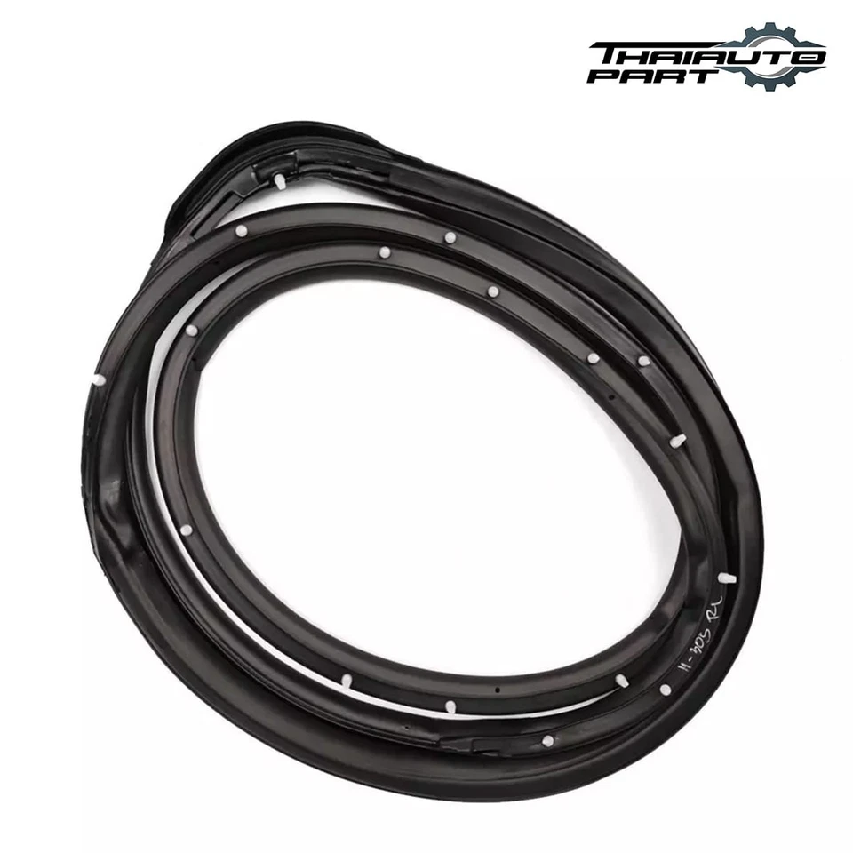 Fit Nissan Sunny B13 Sentra 4Door 1990 - 1993 后 LR Weatherstrip 门橡胶 — 第 2/4 张图片