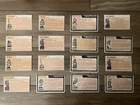 Vintage GI Joe Lot of 16 Card Back File Cards