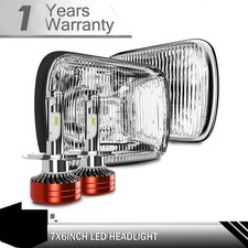 5x7 7x6 H6054 Waterproof LED Headlight DRL H4 For YJ XJ Offroad Only