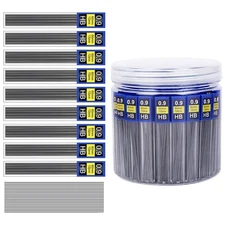 Morepack 0.9, 720Pieces 0.9 mm lead refills for mechanical pencils,0.9 mm