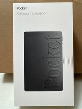 Pocket - The World's First AI Thought Companion - PKT01 Space Gray NEW SEALED