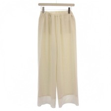 Chi Eco Plus CHIEKO+ Wide Pants 36 White CH24SS-PT02 bm Used a5a57d6bb92e7d38461