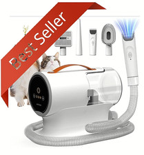 Dog Grooming Vacuum Dog Grooming Kit,12000Pa Strong Pet Vacuum 2L Large Vacuum