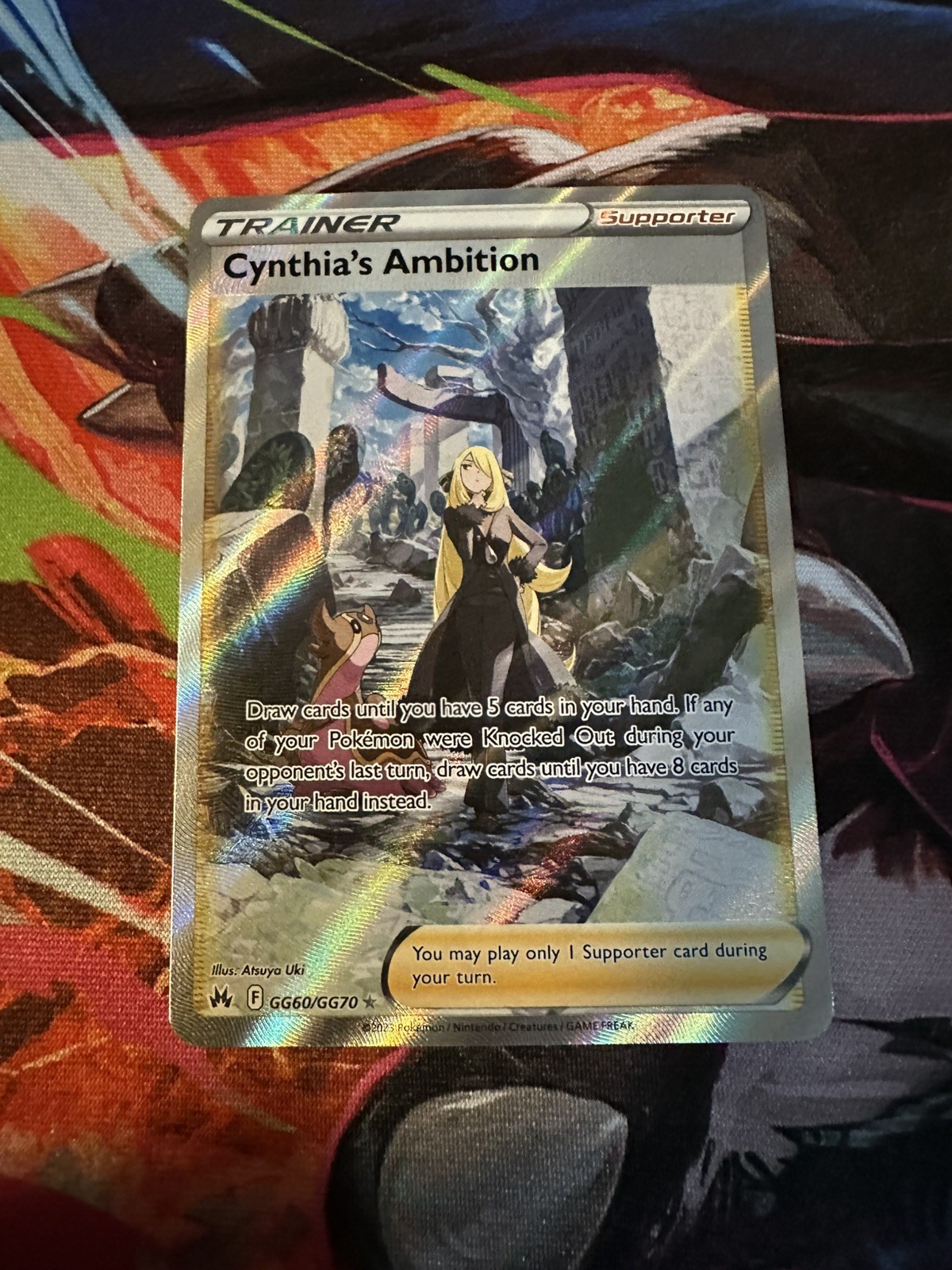 Pokémon TCG Cynthia's Ambition GG60/GG70 Crown Zenith: Galarian Gallery NM Card