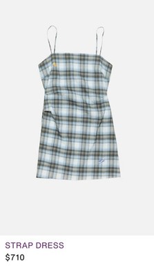 NEW - Women s Size EU 32 / US 0 - Acne Studios USA Optic Check Mini Dress