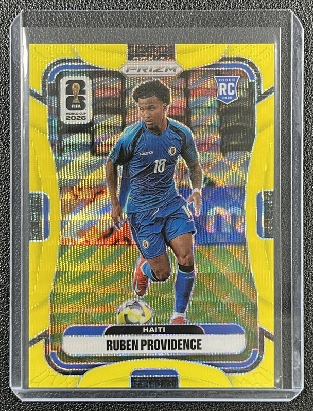 RUBEN PROVIDENCE 2026 PANINI PRIZM WORLD CUP 240 FLUORESCENT YELLOW WAVE RC /180