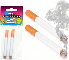 Fake Puff Cigarettes Costume Accessory- That Blow Smoke- 3.25"- Durable  Realis