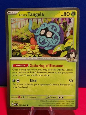 Erika's Tangela 007/217 - Pokémon TCG Me3: Ascended Heroes Cosmos Holo Promo
