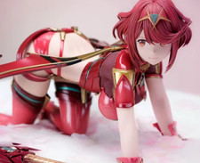 Anime Xenoblade Chronicles 2 Action Figure Pyra Homura Model w/Two Heads Toy