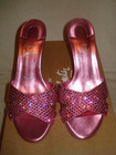 100% AUTH NEW WOMEN LOUBOUTIN MARZIA IS BACK PINK SLIDE JEWEL SANDALS EU 36/US 6 — photo 6