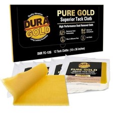 Tack Cloths, 12 Count, Gold Cotton Mesh for Woodworking Auto Dust Removal