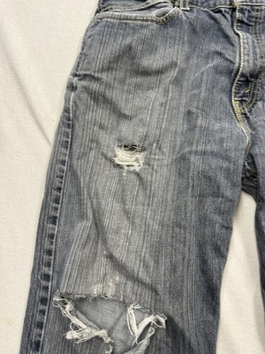 Vintage Y2K Levi's Silvertab Low Loose Jeans Stripe Wash 33 29 | eBay
