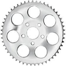 Drag Specialties Dished Rear Wheel Sprocket - Zinc - 51T Motorcycle Street Bike