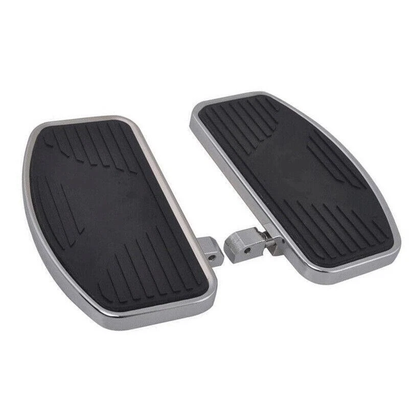 1 Pair Motorcycle Left+Right Universal Floorboards Foot Boards Pedal For Relax Foto 4 de 4