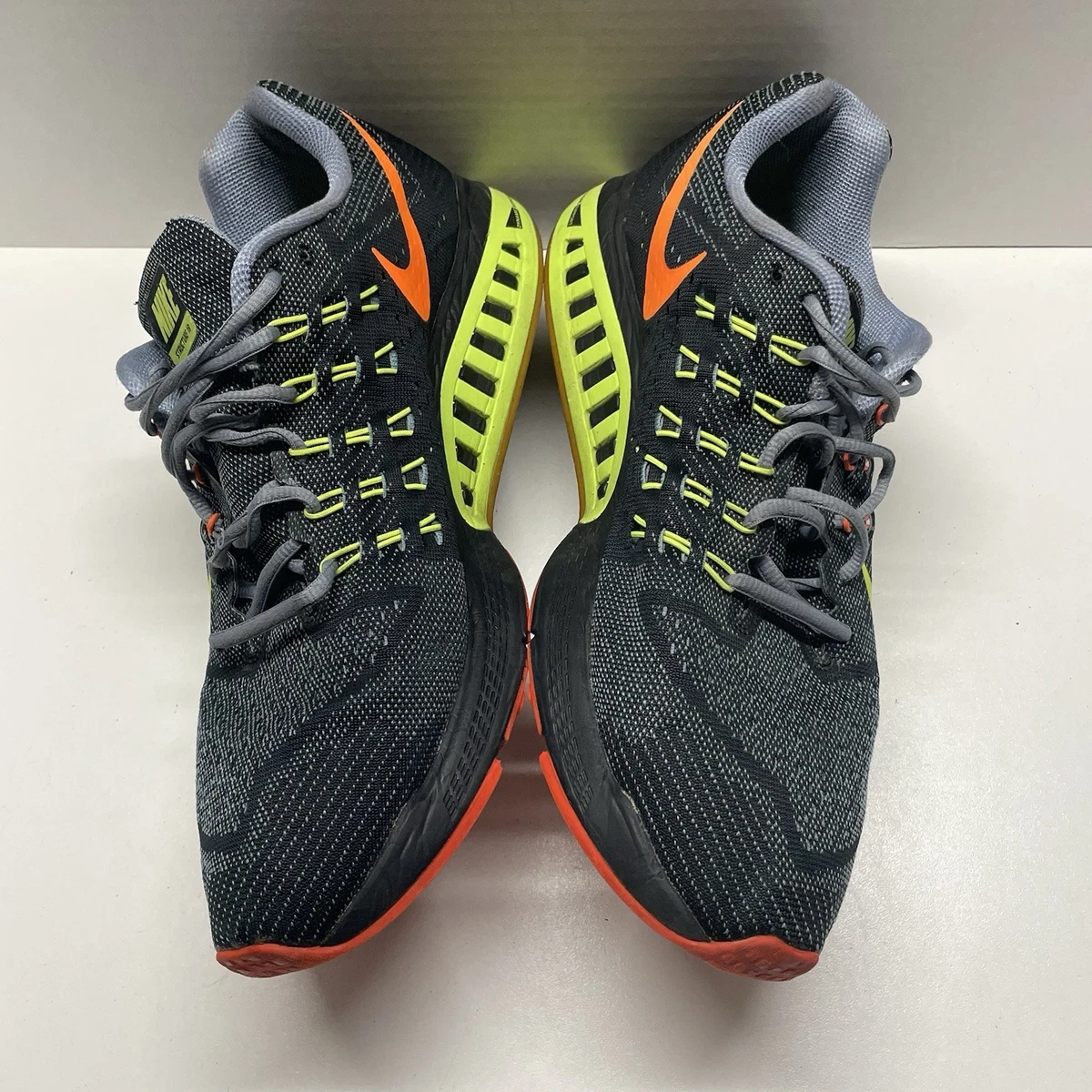 Nike Air Zoom Structure 18 Running Shoes Men’s 13 Black Yellow Orange Athletic Nike Air Zoom Structure 18 Bright Crimson for Sale  main image 2