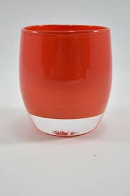 Glassybaby Seattle Sunset Blown Glass Candle Holder