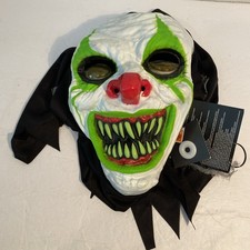 scary clown mask eyes light up