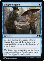 Sleight of Hand #67 Wilds of Eldraine MTG Common