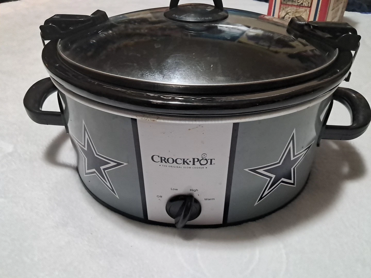DALLAS COWBOYS 6QT CROCKPOT SLOW COOKER SCCPNFL600 RARE