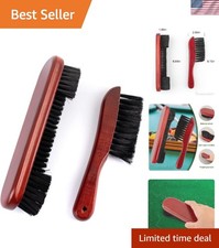 Wooden Billiards Cleaning Brush Set - 2 Pack for Perfectly Pristine Tables