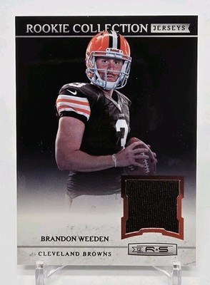 2012 Rookies & Stars BRANDON WEEDEN Rookie Collection Jerseys Cleveland Browns