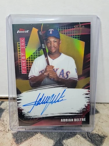 2026 Topps Finest Adrian Beltre Gold (RAW)