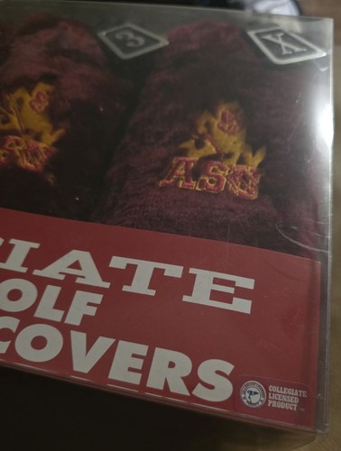 Arizona St. Sun Devils Golf Headcover Fairway Wood Set Fred Golf (3) NWT Vintage - Bild 4 von 7