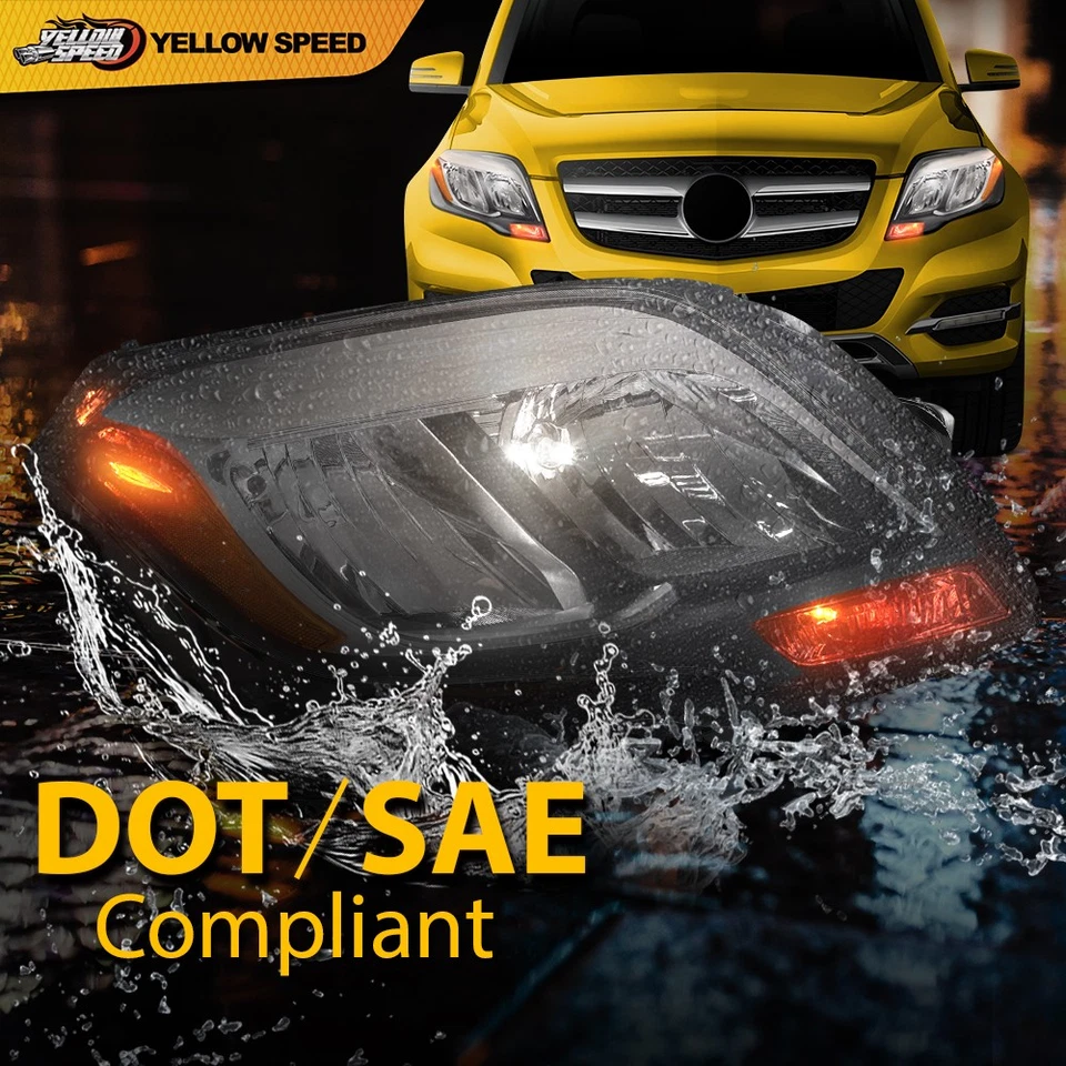 Faros halógenos lado izquierdo+derecho aptos para Mercedes-Benz GLK250 GLK350 2013-2015 Foto 4 de 4