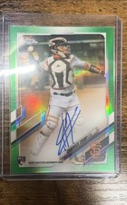 2021 Topps Chrome - Rookie Autographs Chadwick Tromp #RA-CT Green Refractor /99
