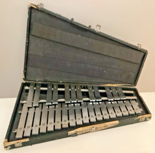 Musser M645 Orchestra Bells Glockenspiel in Case G-C Steel Bars
