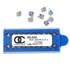 1Kit Dental orthodontic OC mini roth 022 345 hooks mental bracket brace