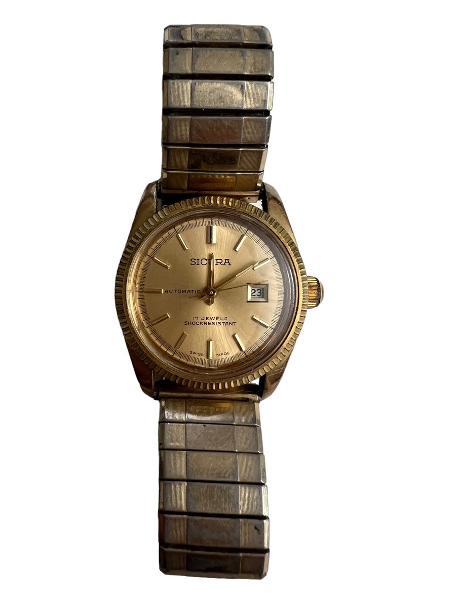 Vintage Sicura Automatic Lady's Watch 17j Working | eBay