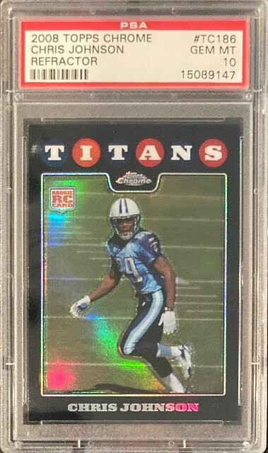 Chris Johnson Topps Chrome #TC186 Refractor