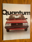 1982 Volkswagen Quantum 20-page Original Sales Brochure & Dealer Business Card — photo 1