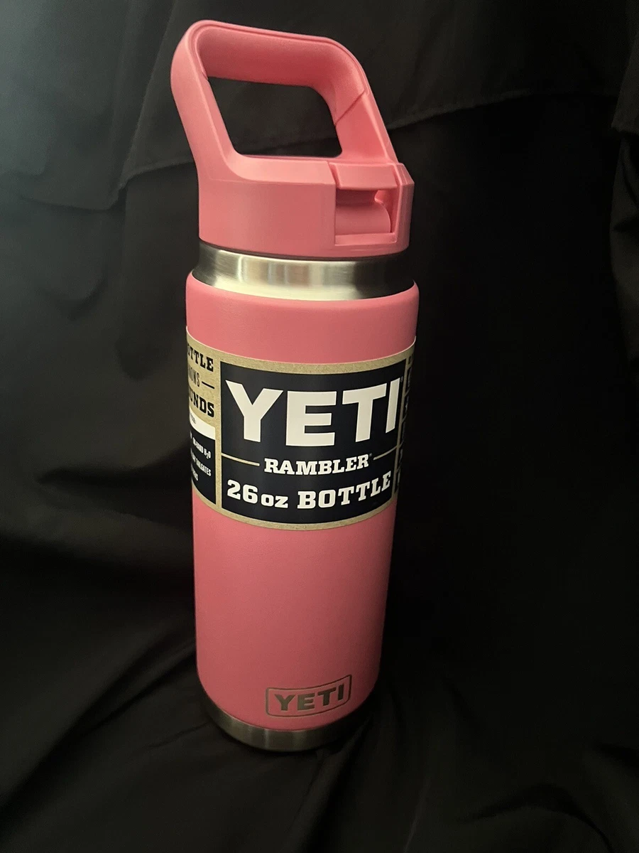 YETI 26 oz. Rambler with Straw Lid-Rescue Red