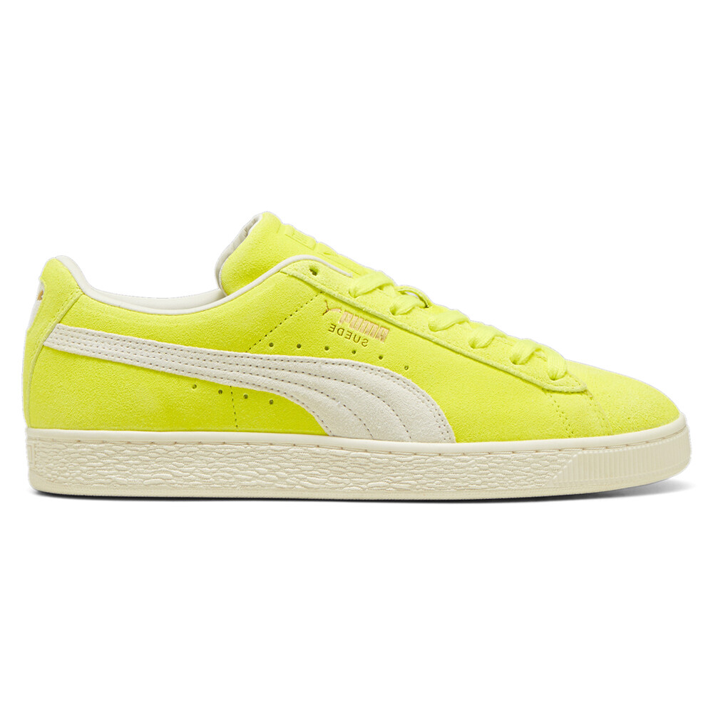 Puma Suede Neon Yellow Mens Casual Sneakers Lace Up Shoes 39650702