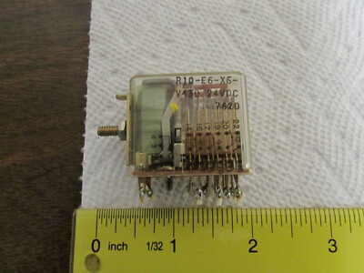 Potter & Brumfield R10-E6-X6-V430 24VDC Relay