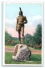 Massasoit Great Sachem Of Wampanoags By Cryus E. Dallin Early View Plymouth MA