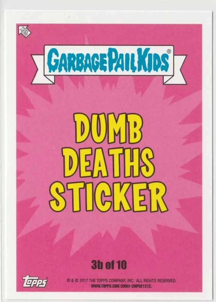 2017 Topps Garbage Pail Kids Adam-Geddon Lost