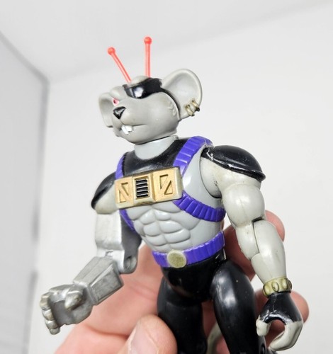 Biker Mice from Mars 1993 Galoob RARA Figura Púrpura Juguete Vintage - Imagen 9 de 10
