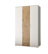 Armadio 3 ante battenti KALLI con 2 cassetti, in laminato LAP 119,6x196,3x53,5cm