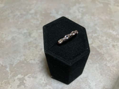 9ct Rose Gold Morganite and Diamond Ring Size O. - Picture 3 of 9