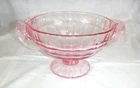 Vtg Westmoreland Depression Glass Console Bowl Elephant Handles Candle Holder