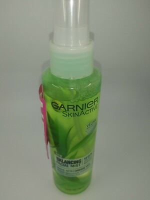 Garnier SkinActive Balancing Facial Mist Green Tea Vegan Formula 4.4 fl. oz.