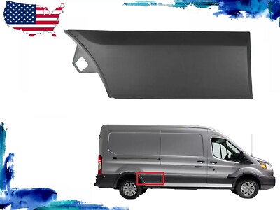 Fits 2015-2025 Ford Transit 150 250 350 Right Rear Side Body Molding ...