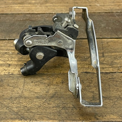 Vintage Shimano Deore XT Front Derailleur FD-M770 34.9 mm Top Pull Triple MTB A4 - Picture 10 of 14