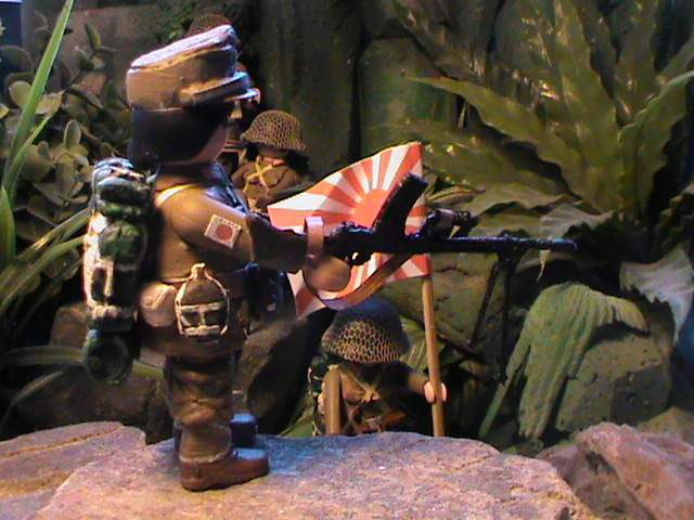 PLAYMOBIL PERSONNALISÉ JAPONAIS 7TH INFANTERIE SNLFPACIFIC ISLANDS-1944 REF-0016