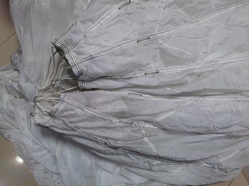 Military White Round Diameter 8m /26Ft Parachute Canopy No Parachute Line - Afbeelding 4 van 8